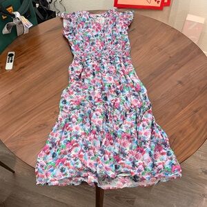 Rails Garden Floral Print Midi Dress